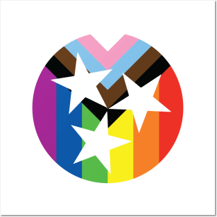 Tennessee Flag Rainbow Shirt, TN Flag, LGBT, LGBTQIA, Bisexual, Asexual, Pride flag, Gay, Lesbian, Trans, Queer, Nashville, Memphis, Chattanooga Posters and Art